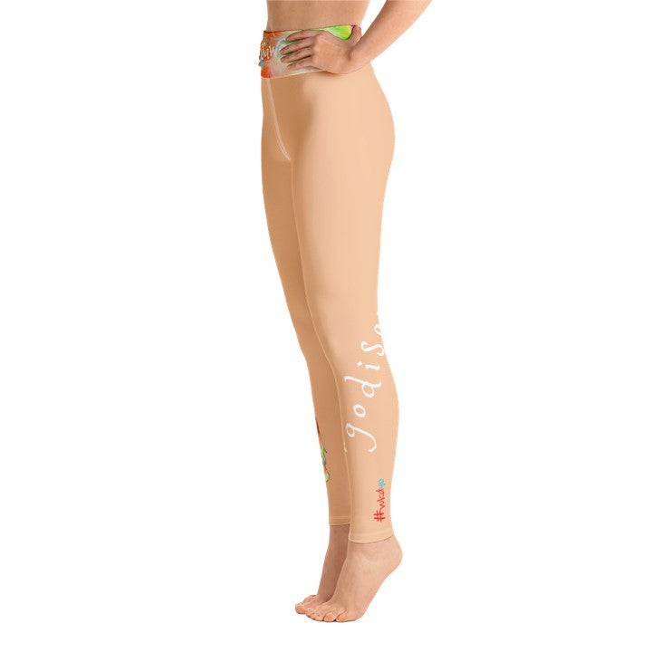 Casual wear Leggings for moms- #godisawoman. Workout Leggings- Black, Beige, Teal. WickedYo.